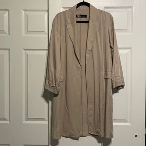 Zara Long/Shirt Jacket